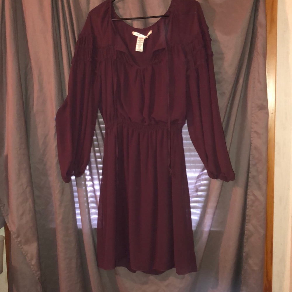 Plum colored dress